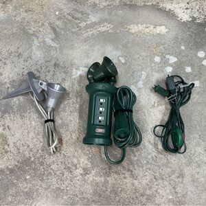 SnapIt Outdoor Christmas Light Bundle w/ Garden Light & Switch Cord
